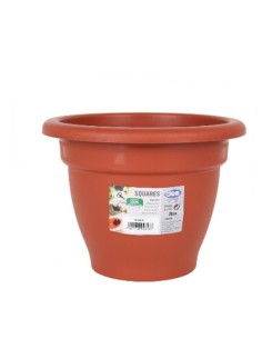 Pot Dem Squares Ronde Marron 20 x 20 x 15 cm (6 Unités) 2
