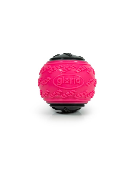 Boule pour animaux de compagnie Gloria PLAY AND RUN Rose TPR L 8,89 cm