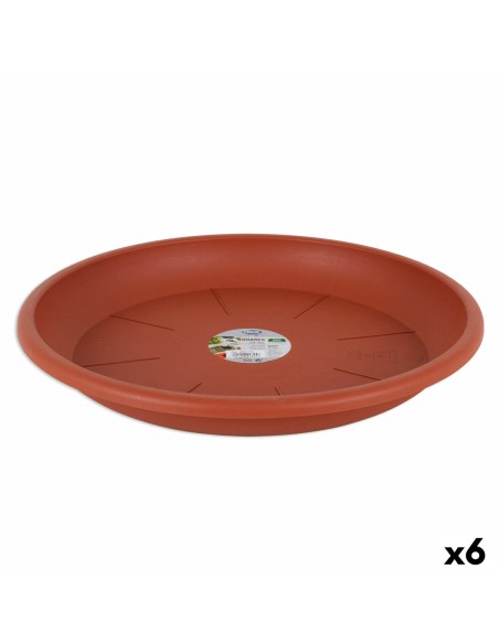 Sous-pot Dem Squares Marron 39,5 cm (6 Unités)