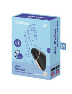 Aspirateur à clitoris Love Triangle Air Pulse Satisfyer Love triangle Noir 2