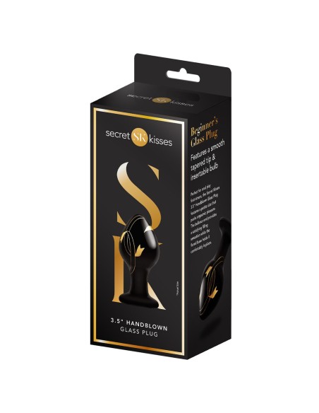 Plug Anal Secret Kisses Noir (8,9 cm)