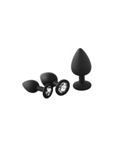 Plug Anal Dream Toys Fantasstic Noir 3 Pièces