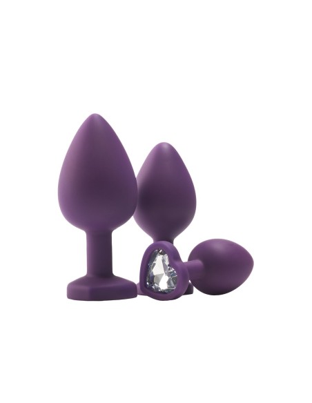 Plug Anal Dream Toys Flirts Violet 3 Pièces