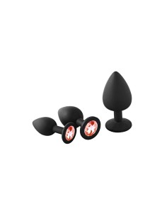 Plug Anal Dream Toys Fantasstic Noir 3 Pièces