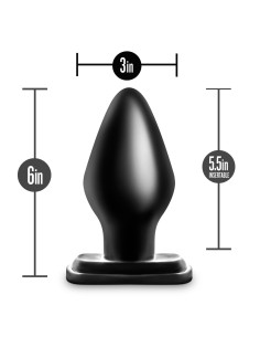 Plug Anal Blush Adventures Noir (7,6 cm) 2