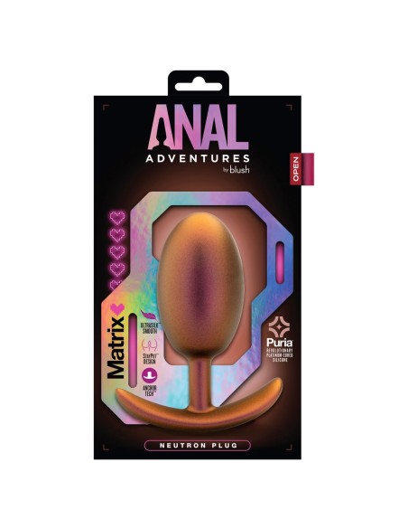 Plug Anal Blush Adventures Marron (7,6 cm)