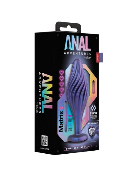 Plug Anal Blush Adventures Violet (10,1 cm)