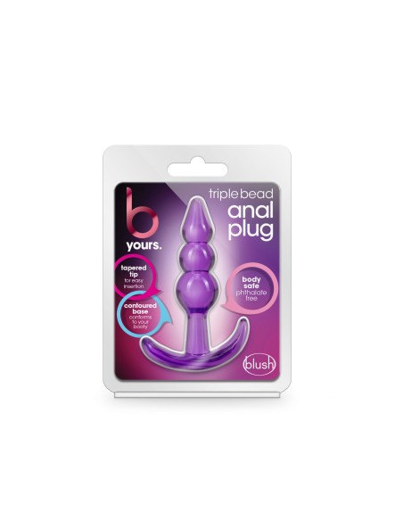 Plug Anal Blush B yours Violet (9,5 cm) (6,9 cm)