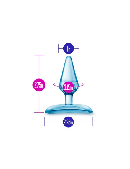 Plug Anal Blush Play with me Bleu (5,7 cm)