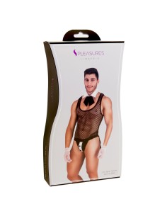 Costume Érotique S Pleasures Blanc Taille unique