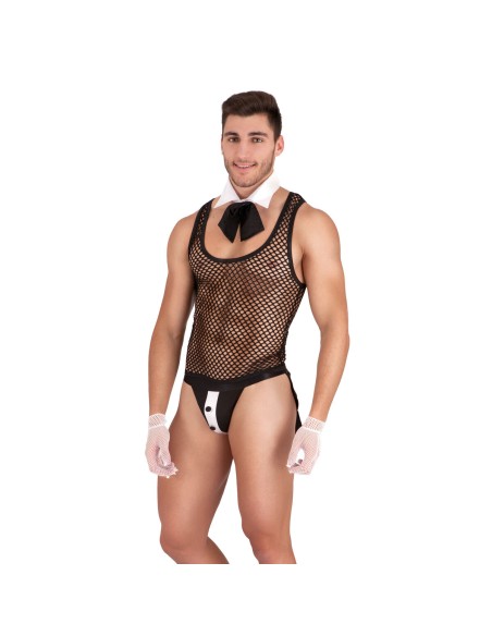 Costume Érotique S Pleasures Blanc Taille unique