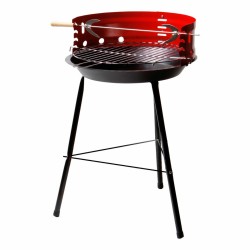 Barbecue Portable Aktive Bois Fer 37,5 x 70 x 38,5 cm (4 Unités) Rouge 2