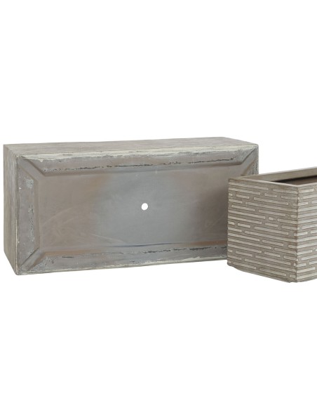 Jardinière Home ESPRIT Beige Magnésium 74,5 x 37,5 x 37,5 cm