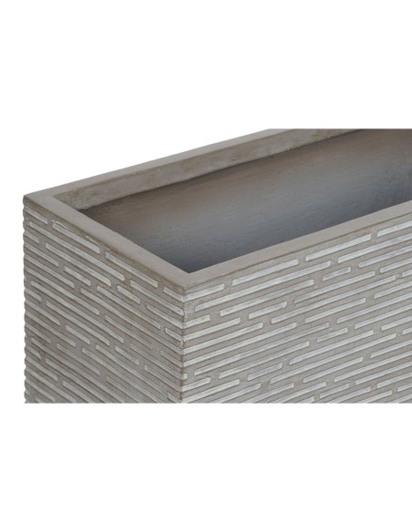Jardinière Home ESPRIT Beige Magnésium 74,5 x 37,5 x 37,5 cm
