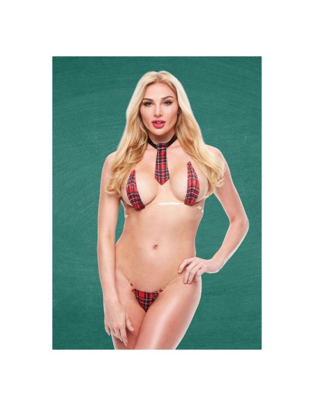 Costume Érotique Teacher’s Pet School Girl Multicouleur S/M
