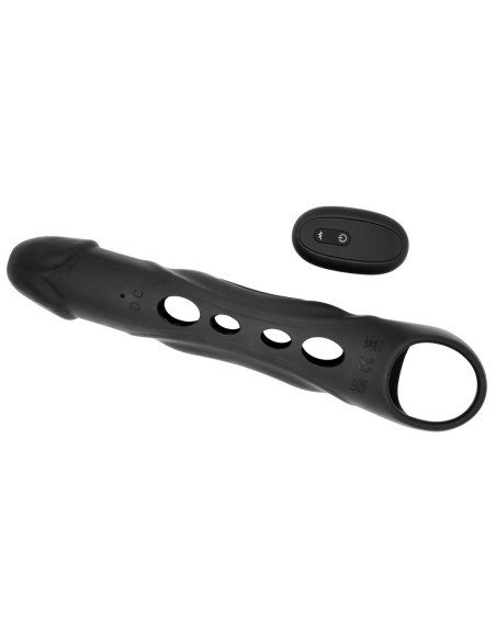 Manchon de pénis Dream Toys Ramrod Noir Ø 4,2 cm