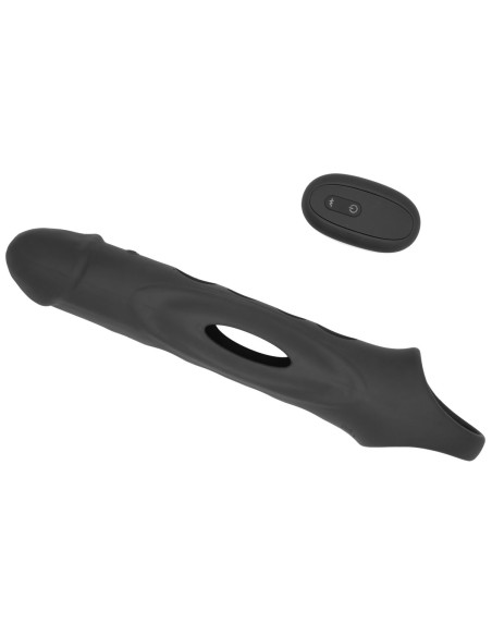 Manchon de pénis Dream Toys Ramrod Noir Ø 4,2 cm