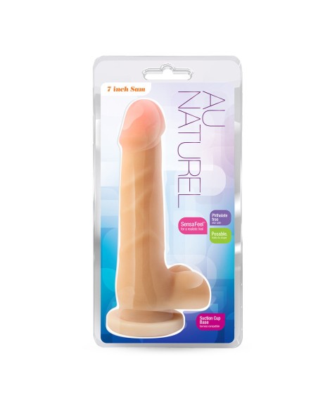 Gode réaliste Blush Au Naturel TPE Ø 3,6 cm (13,9 cm)