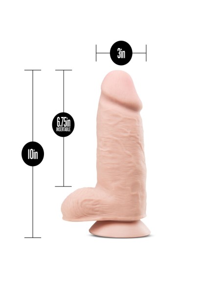 Gode réaliste Blush Au Naturel TPE Ø 7,6 cm