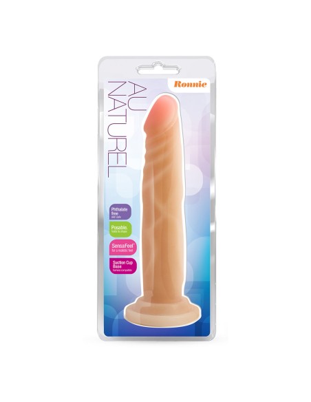 Gode réaliste Blush Au Naturel TPE Ø 3,7 cm (17,7 cm)