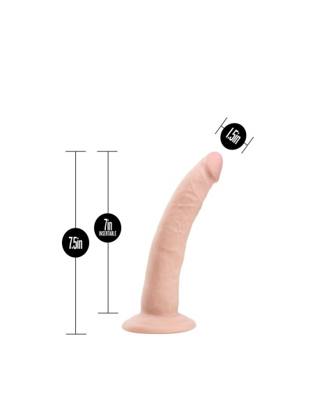 Gode réaliste Blush Au Naturel TPE Ø 3,3 cm (17,7 cm)