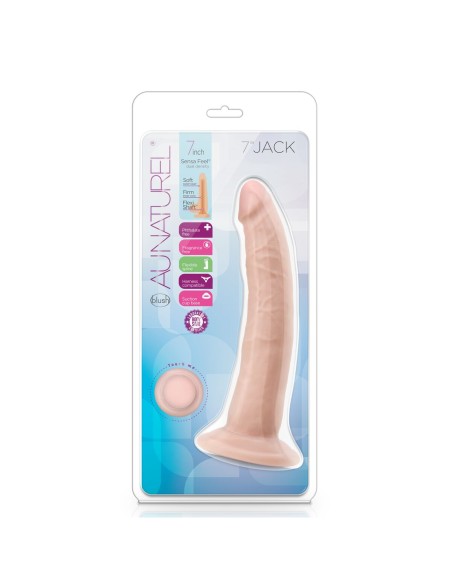 Gode réaliste Blush Au Naturel TPE Ø 3,3 cm (17,7 cm)