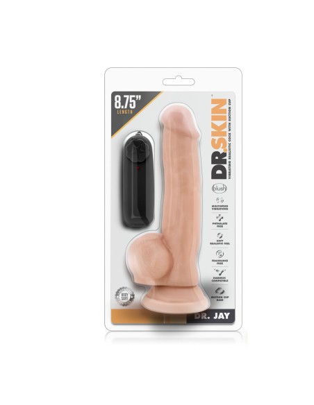 Gode réaliste Blush Dr Skin PVC Ø 4,2 cm (15,2 cm)