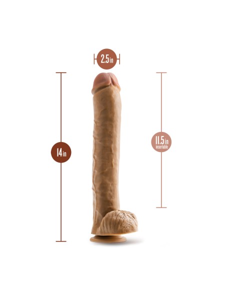 Gode réaliste Blush Dr Skin PVC Ø 6,3 cm (29,2 cm)