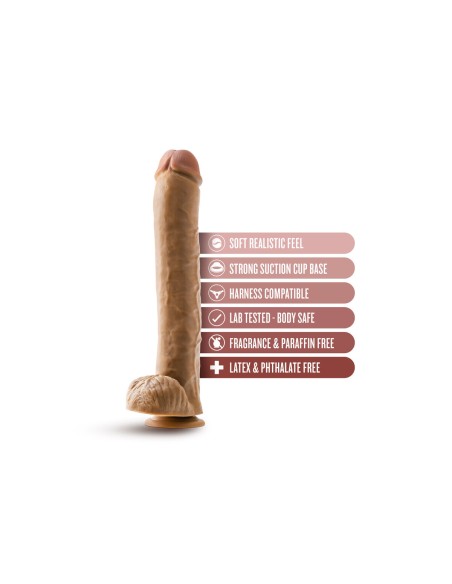Gode réaliste Blush Dr Skin PVC Ø 6,3 cm (29,2 cm)