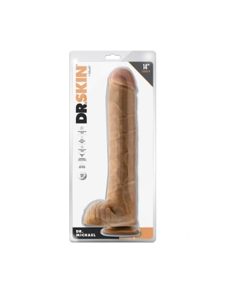 Gode réaliste Blush Dr Skin PVC Ø 6,3 cm (29,2 cm)