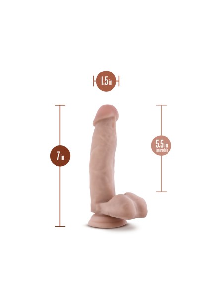 Gode réaliste Blush Dr Skin PVC Ø 3,8 cm (13,9 cm)