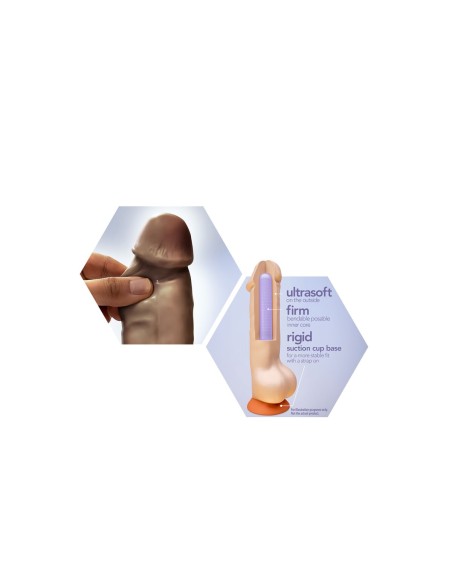 Gode réaliste Blush Dr Skin TPE Ø 3,4 cm (15,2 cm) (16,5 cm)