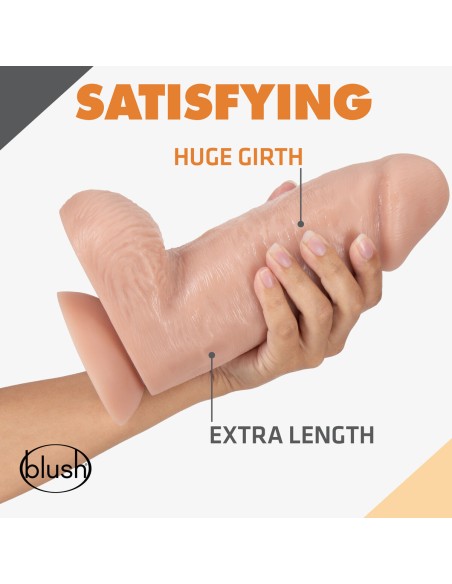 Gode réaliste Blush Dr Skin PVC Ø 8 cm (17,1 cm)