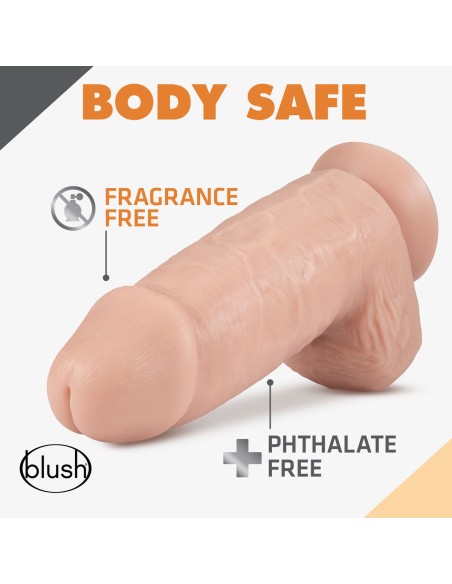 Gode réaliste Blush Dr Skin PVC Ø 8 cm (17,1 cm)