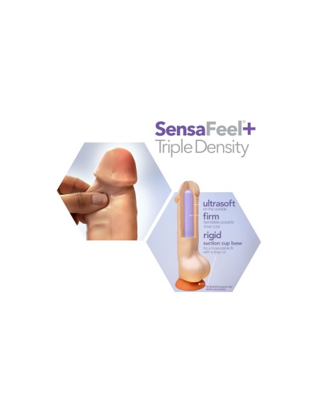 Gode réaliste Blush Dr Skin TPE Ø 4 cm (17,7 cm)