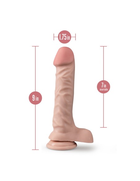 Gode réaliste Blush Dr Skin TPE Ø 4 cm (17,7 cm)