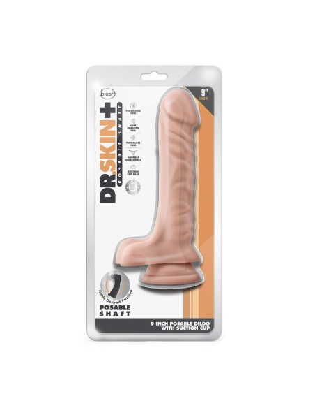 Gode réaliste Blush Dr Skin TPE Ø 4 cm (17,7 cm)