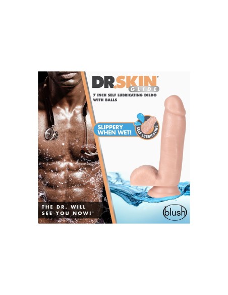 Gode réaliste Blush Dr Skin TPE Ø 4 cm
