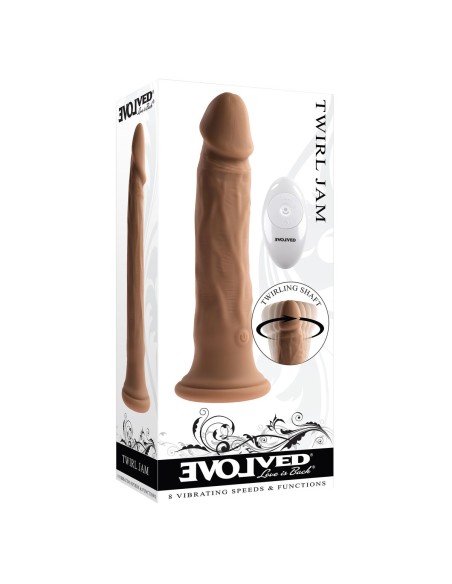 Gode réaliste Evolved Silicone ABS Ø 4,5 cm (17,7 cm)