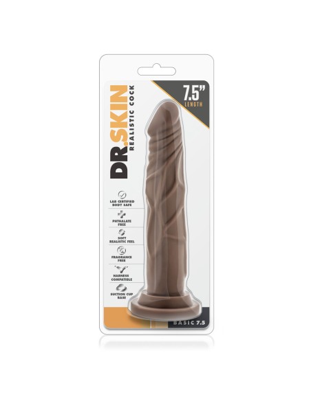 Gode réaliste Blush Dr Skin PVC Ø 3,1 cm (17,7 cm) (19 cm)