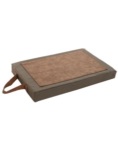 Coussin de sol Home ESPRIT Marron Coton Polyester 40 x 25 x 4 cm