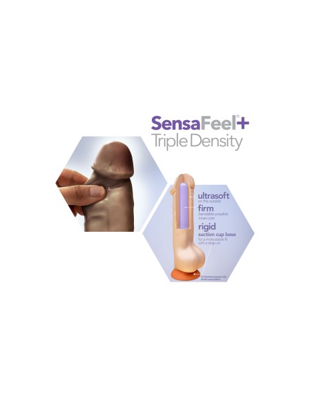 Gode réaliste Blush Dr Skin TPE Ø 3,8 cm (17,7 cm) (19 cm)