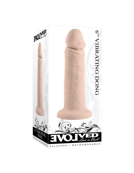 Gode réaliste Evolved Silicone Ø 4,8 cm (15,2 cm)