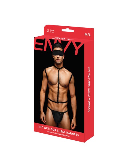 Harnais New Comers Envy Noir M/L Poitrine