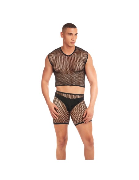 Ensemble de Lingerie Rainbow Party Noir S/M