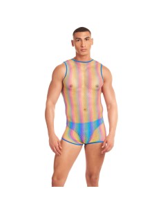 Ensemble de Lingerie Rainbow Party Multicouleur L/XL
