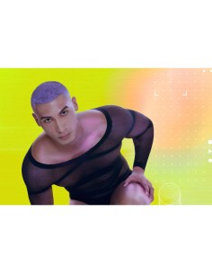 Ensemble de Lingerie Rainbow Party Noir L/XL 2
