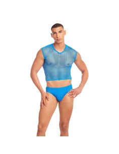Ensemble de Lingerie Rainbow Party Bleu L/XL