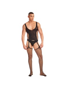 Ensemble de Lingerie Rainbow Party Noir S/M