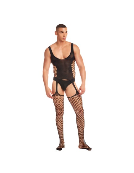 Ensemble de Lingerie Rainbow Party Noir S/M